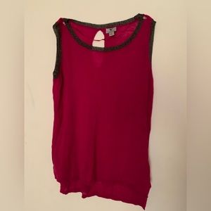 Worthington, Red classy woman’s tank top.